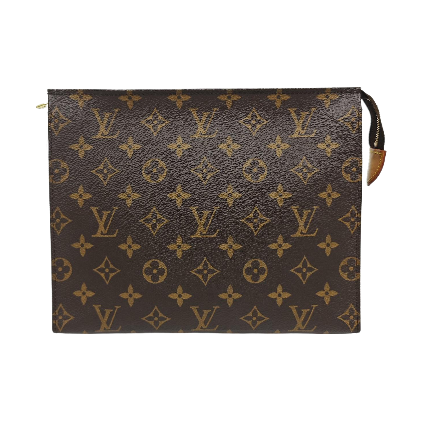 TOILET POCKET 26 Monogram Coated Canvas Brown