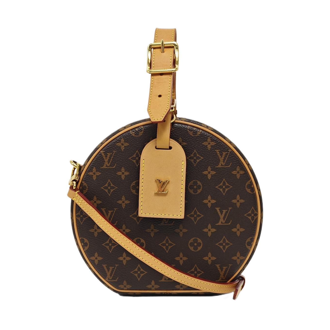 BOITE CHAPEAU PM Monogram Coated Canvas Brown