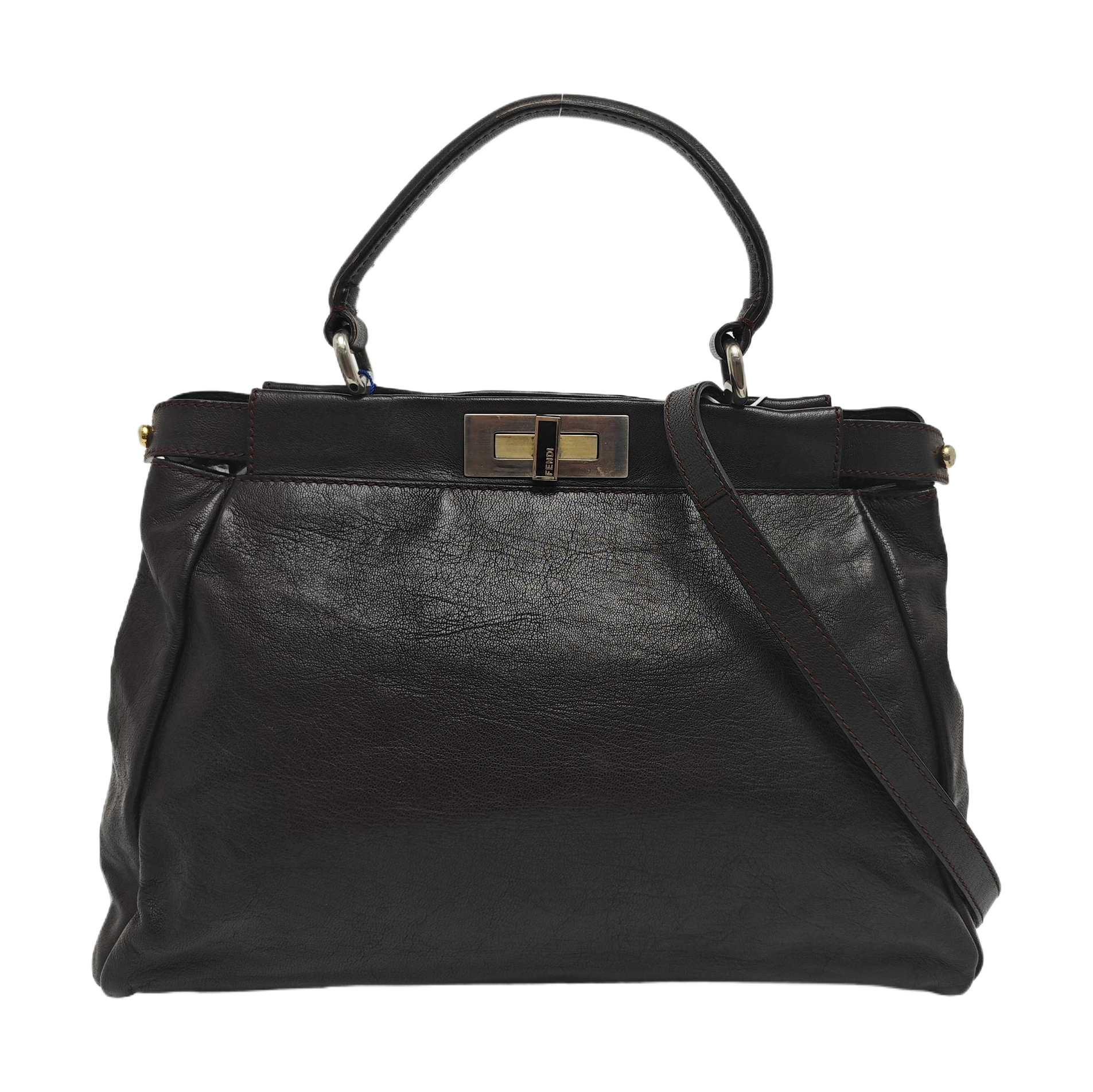 Peekaboo Medium Calfskin Brown
