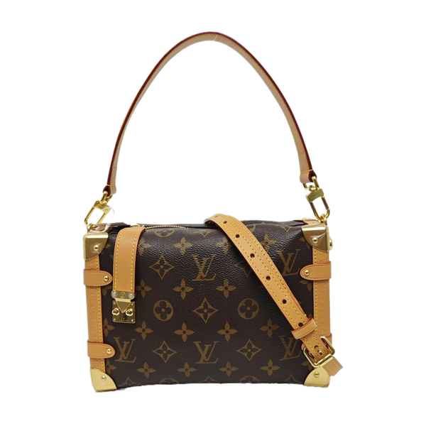SIDE TRUNK MM Monogram Coated Canvas Brown