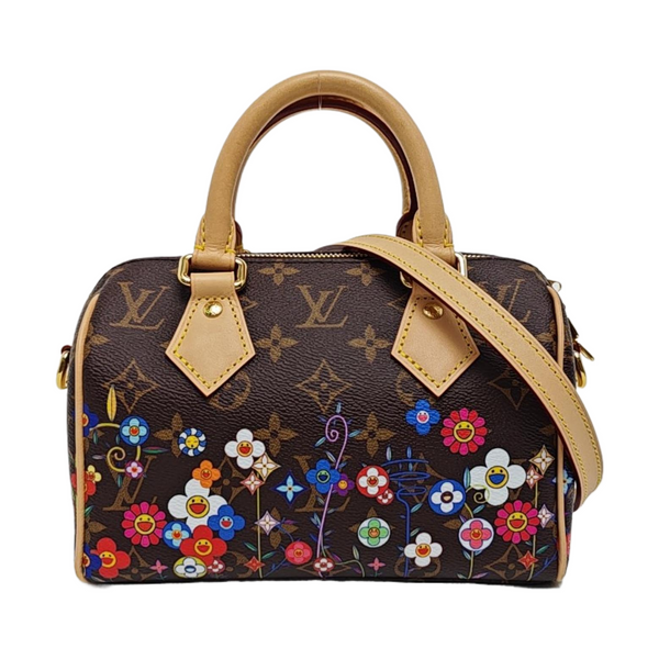 SPEEDY 20 Monogram Coated Canvas Brown