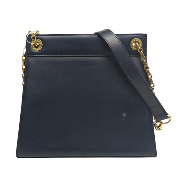 Calfskin Shoulder Bag Blue