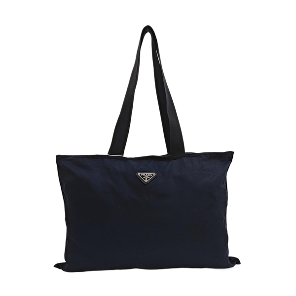 Nylon Shoulder Bag Blue