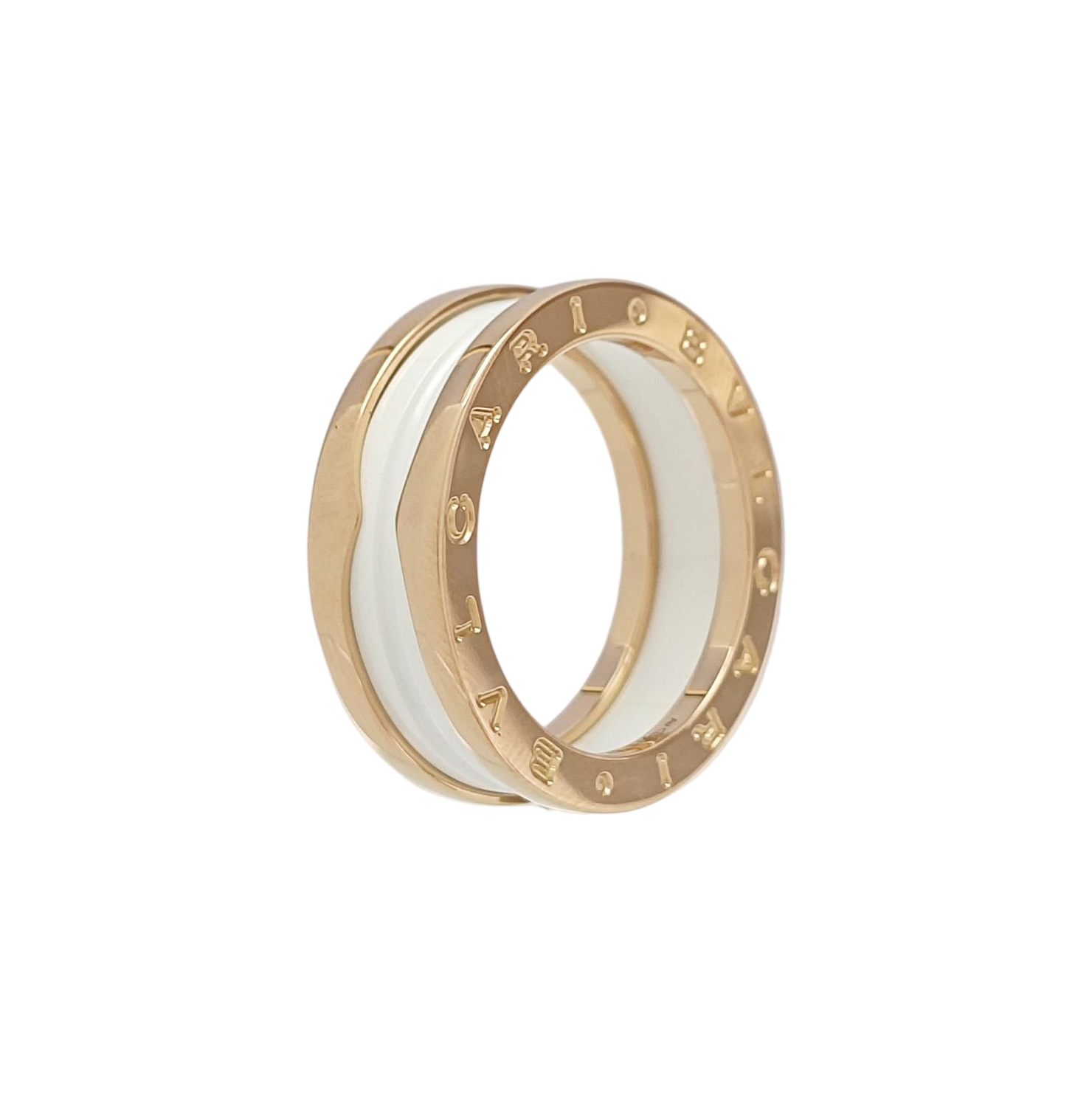 B.ZERO1 18k Rose Gold Ring EU 59