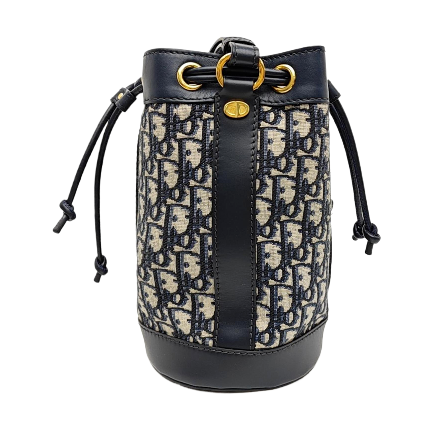 Oblique Canvas Backpack Small Blue