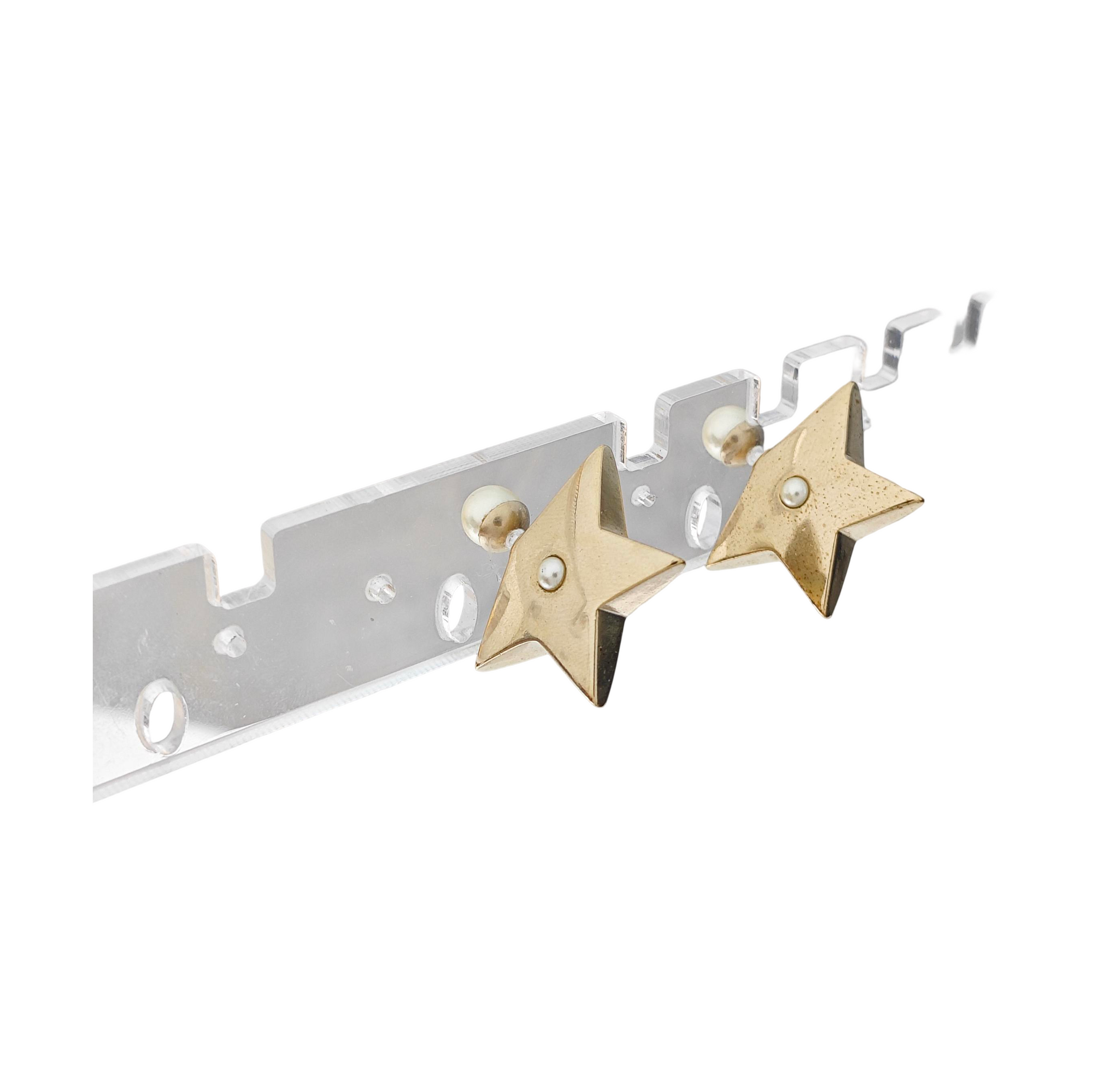Metal Gold Stud Earrings