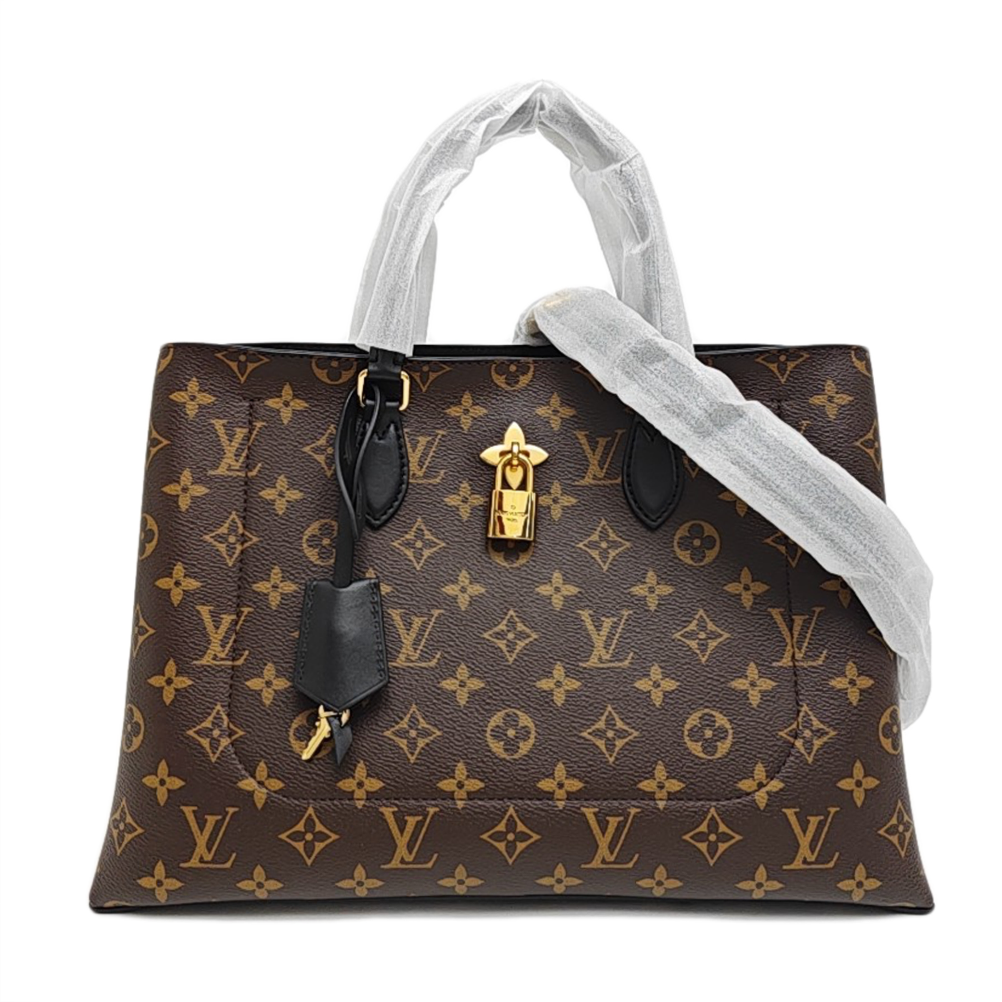 FLOWER Monogram Coated Canvas Brown