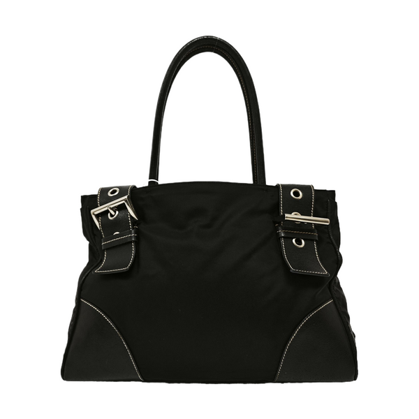 Nylon Tote Bag Black