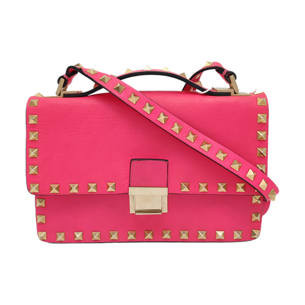 Calfskin Shoulder Bag Red
