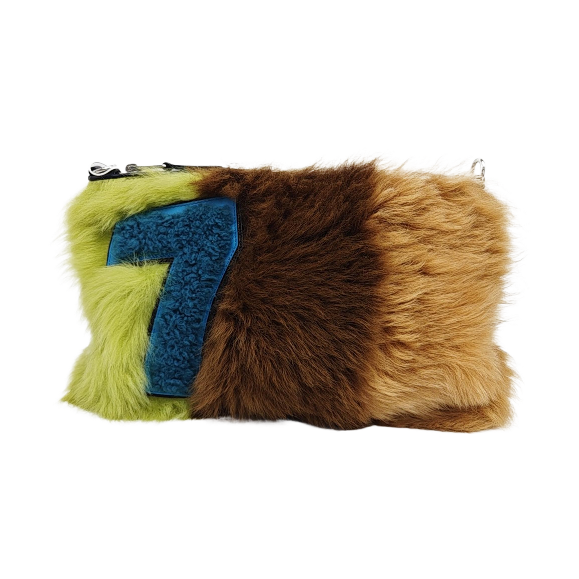 Fur Clutch Multicolor