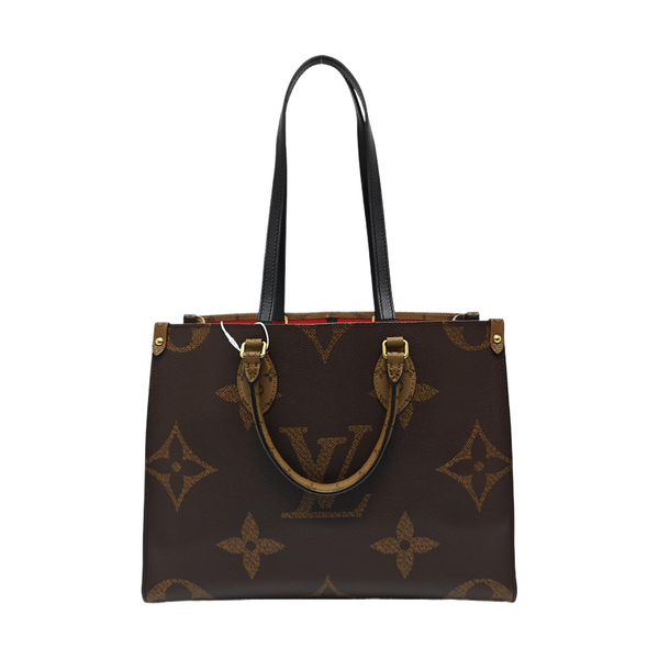 ONTHEGO MM Monogram Coated Canvas Brown