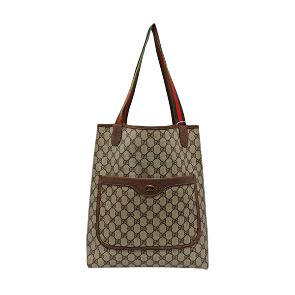 GG Supreme Monogram Coated Canvas Beige