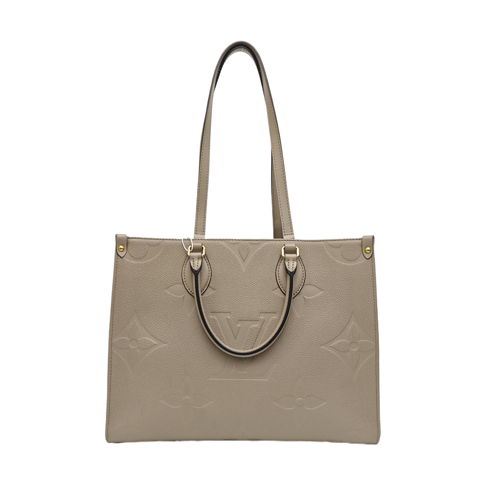 ONTHEGO MM Monogram Calfskin Gray