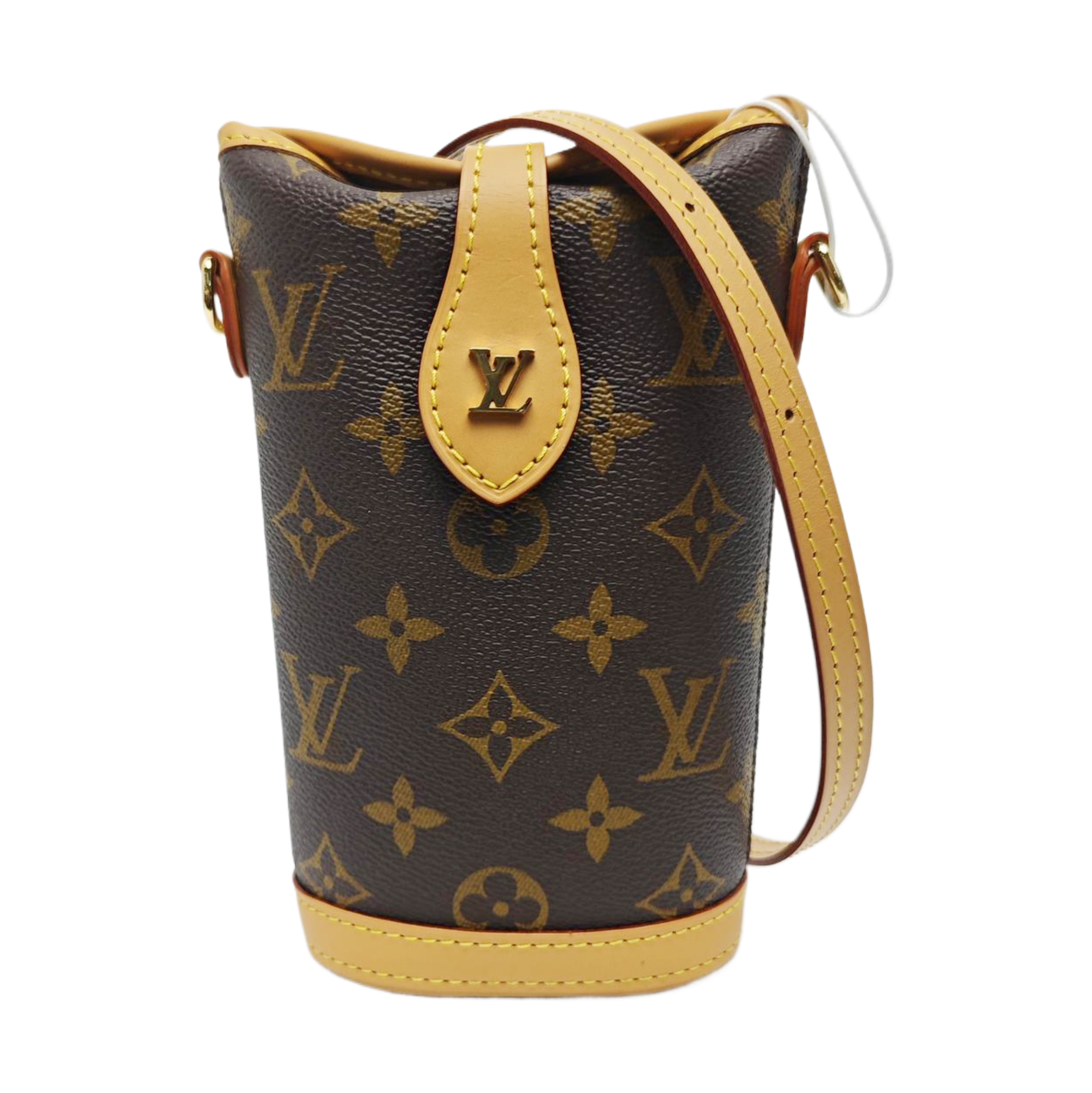 FOLD ME Monogram Coated Canvas Brown