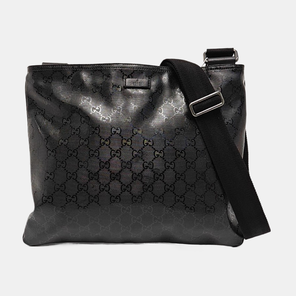 GG Imprime Monogram Coated Canvas Black