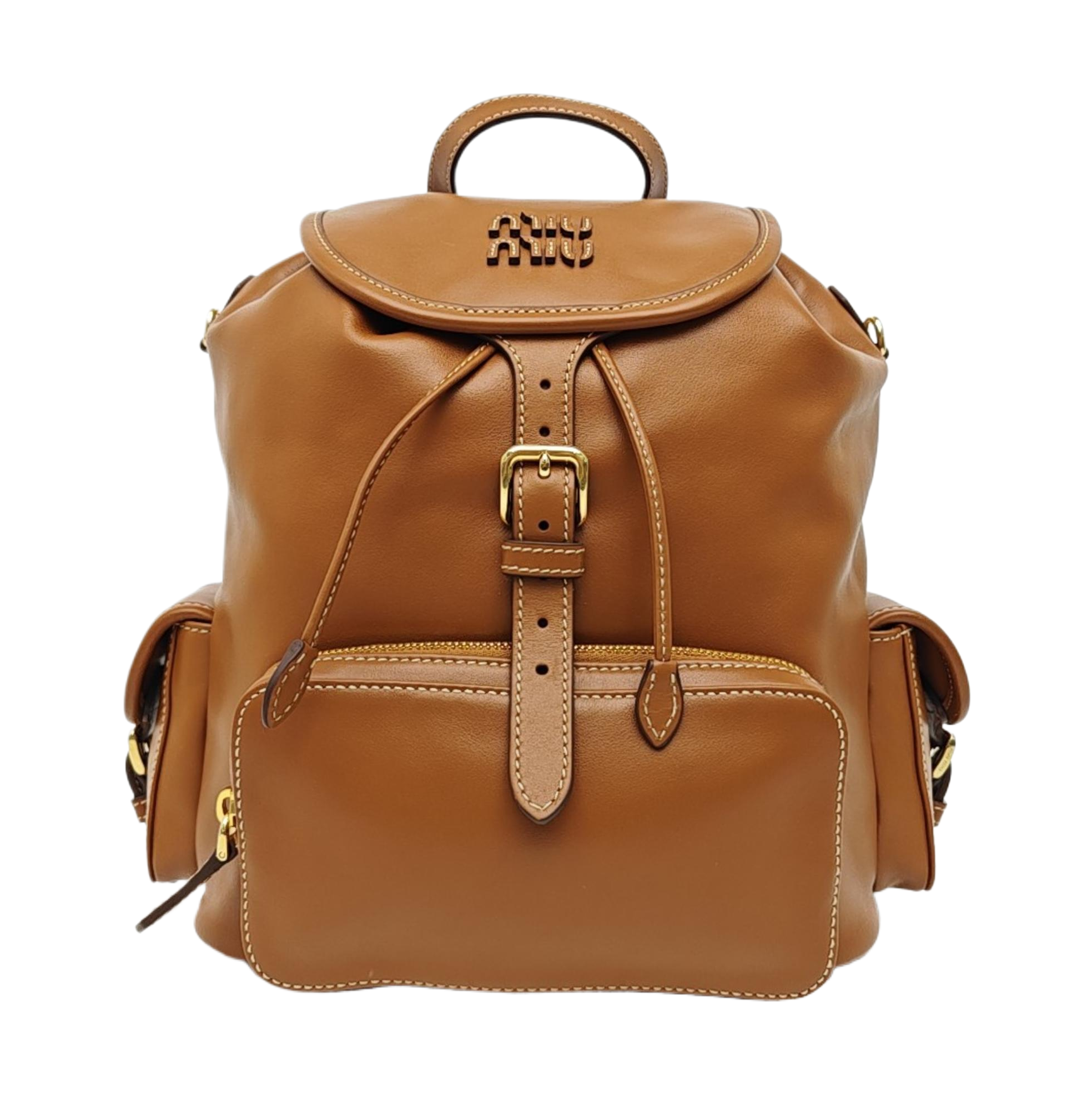 Calfskin Backpack Brown