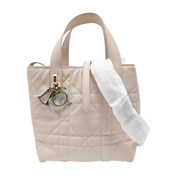 Toujours Small Cannage Calfskin Pink