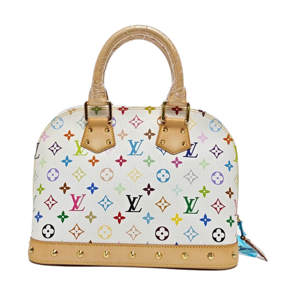 LV × TM ALMA PM Monogram Coated Canvas White