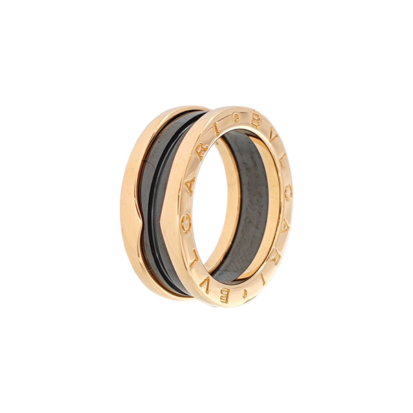 B.ZERO1 18k Rose Gold Ring EU 52