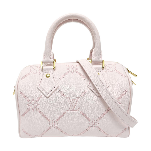 SPEEDY 20 Monogram Calfskin Pink