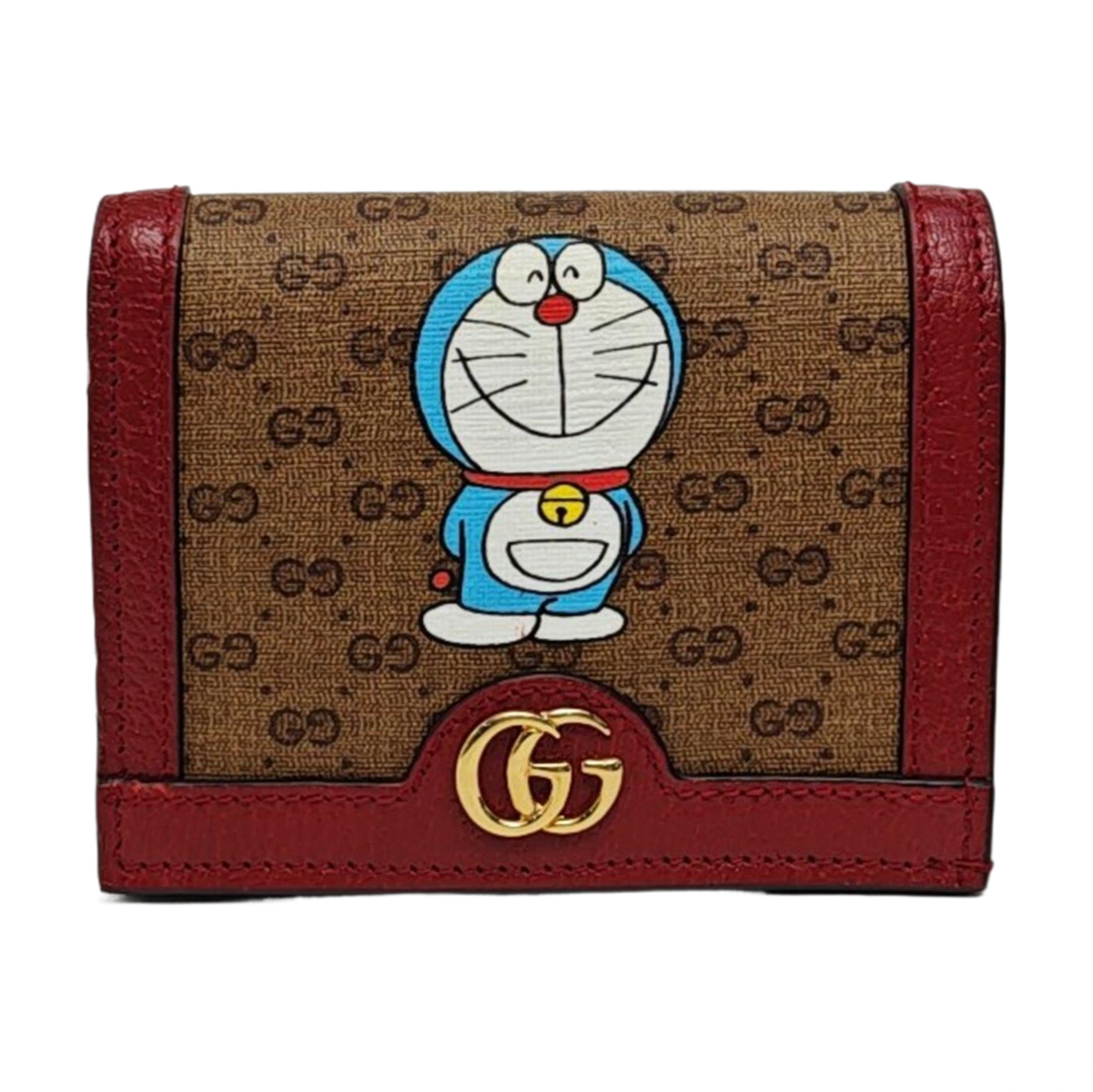 Doraemon X Gucci Coated Canvas Multicolor Wallet