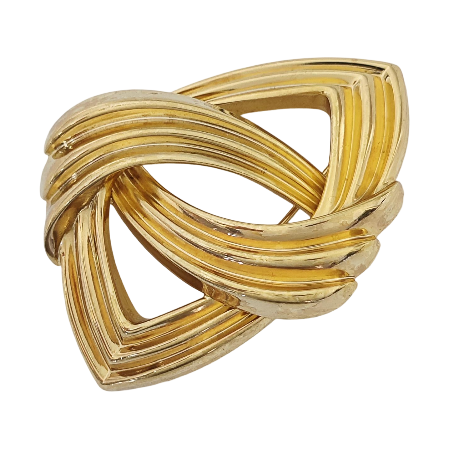 Metal Gold Brooch