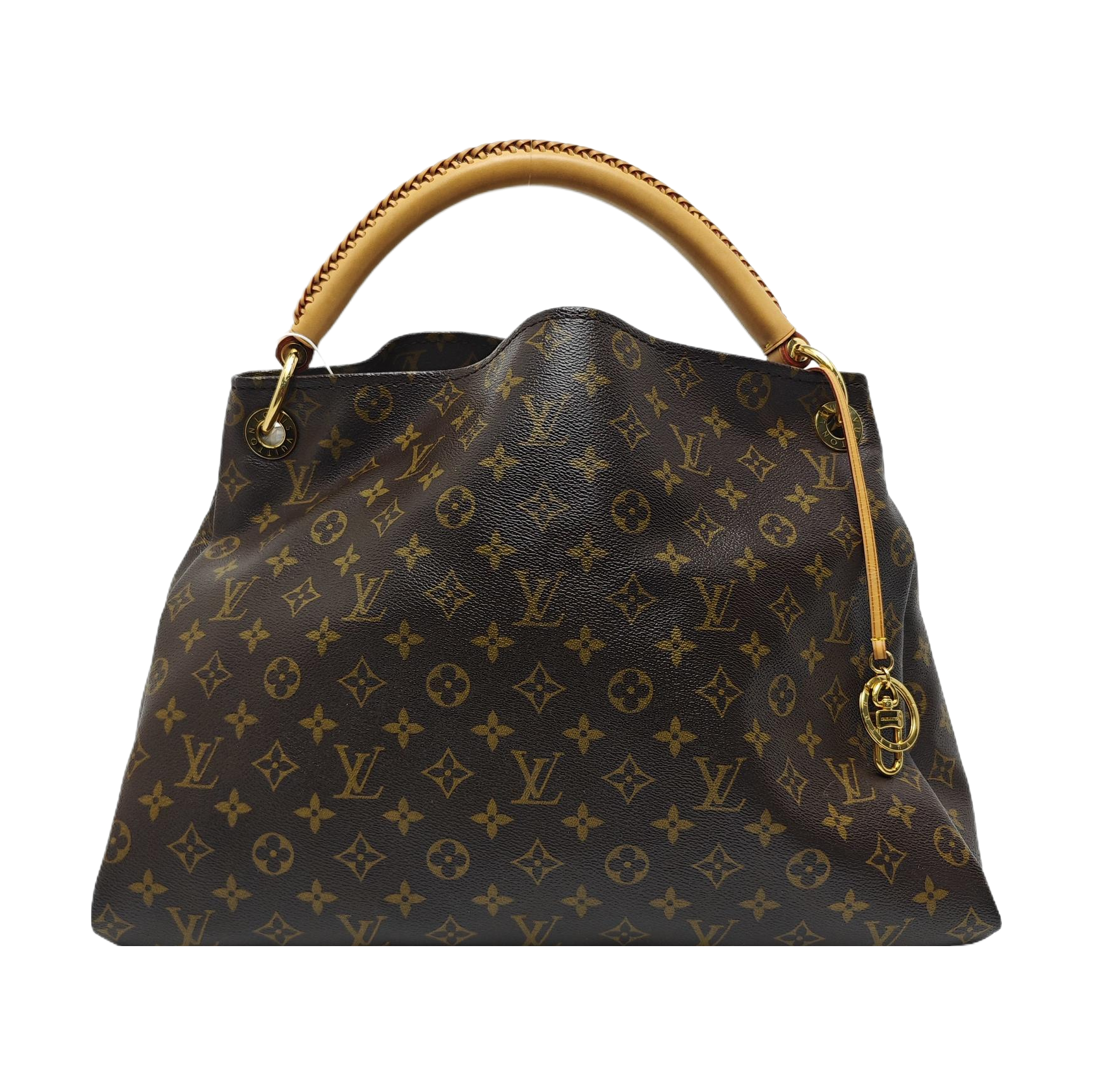 ARTSY MM Monogram Coated Canvas Brown
