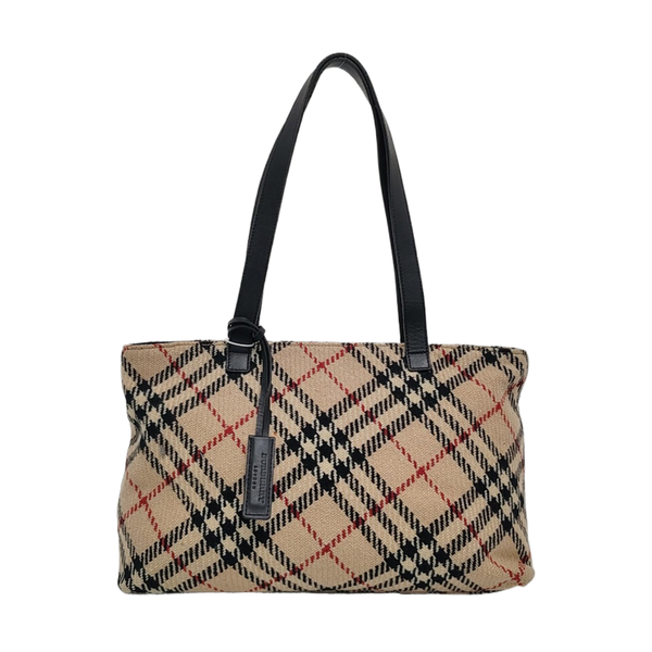 Fabric Shoulder Bag Beige