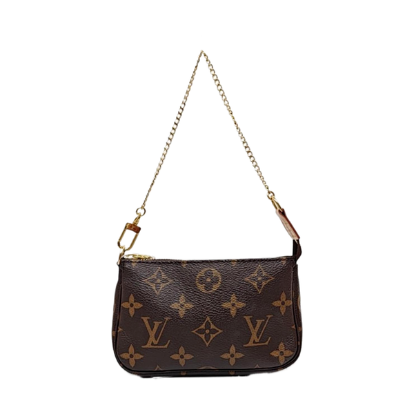 ACCESSOIRES Mini Monogram Coated Canvas Brown