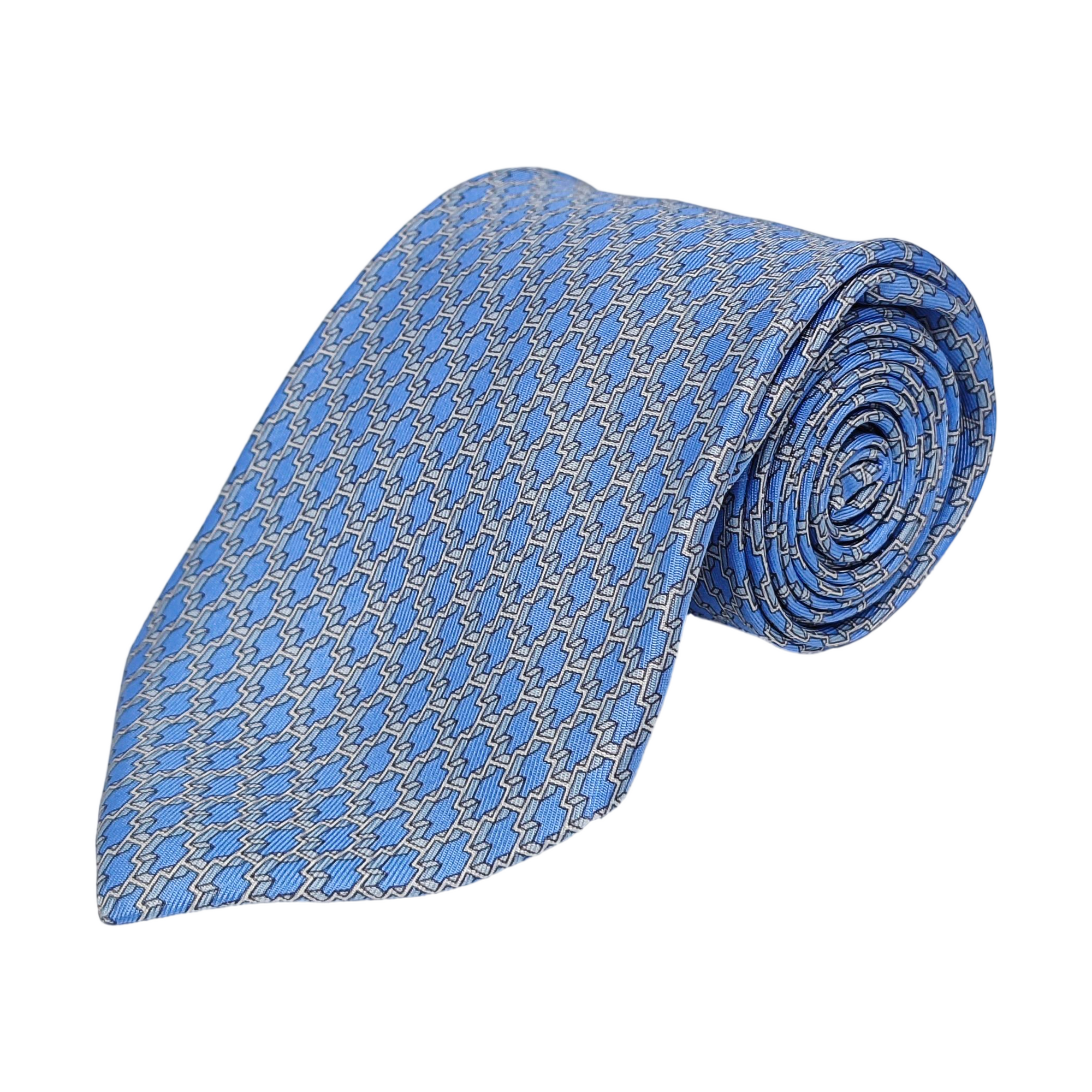 Mulberry Silk Tie Blue