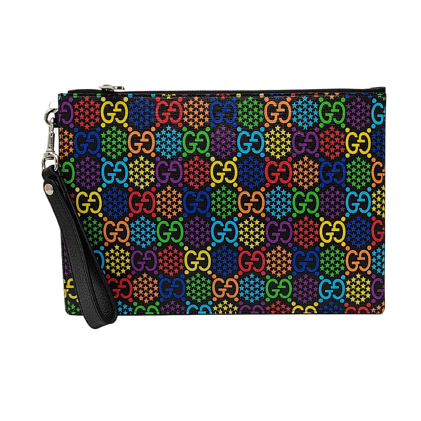 GG Supreme Monogram Coated Canvas Black