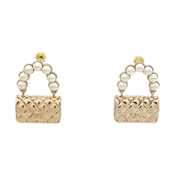Metal Gold Stud Earrings