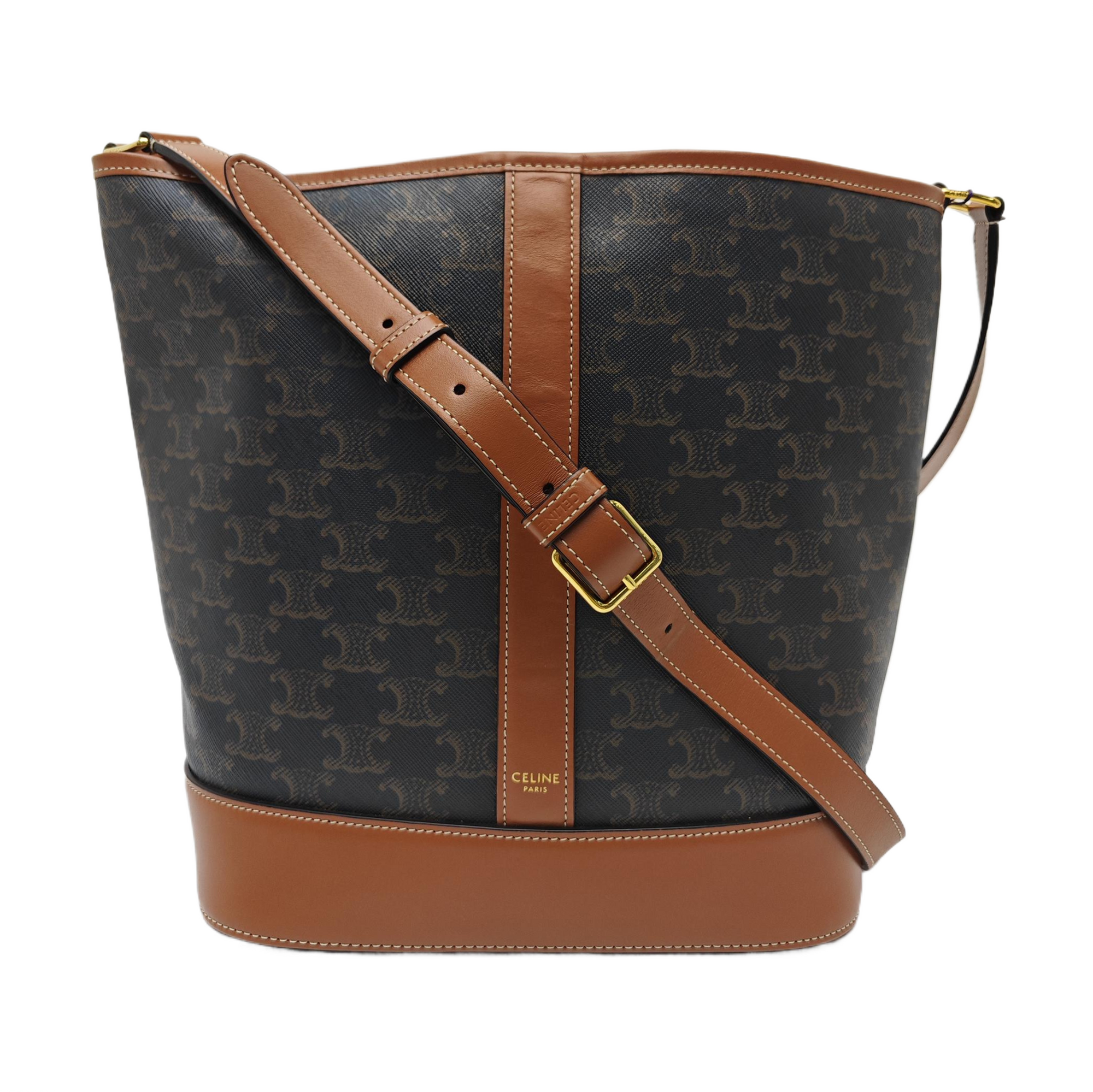 TRIOMPHE CANVAS Medium Coated Canvas Brown