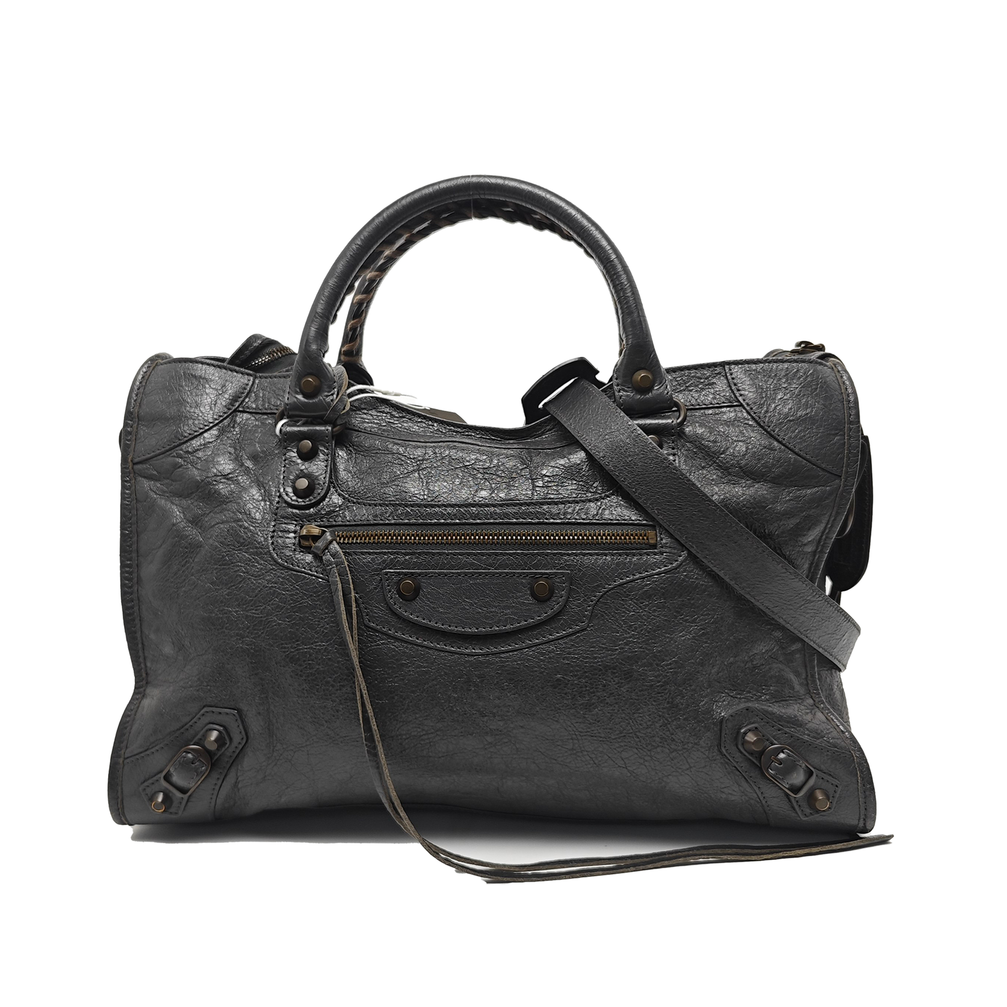 Classic City Medium Lambskin Gray