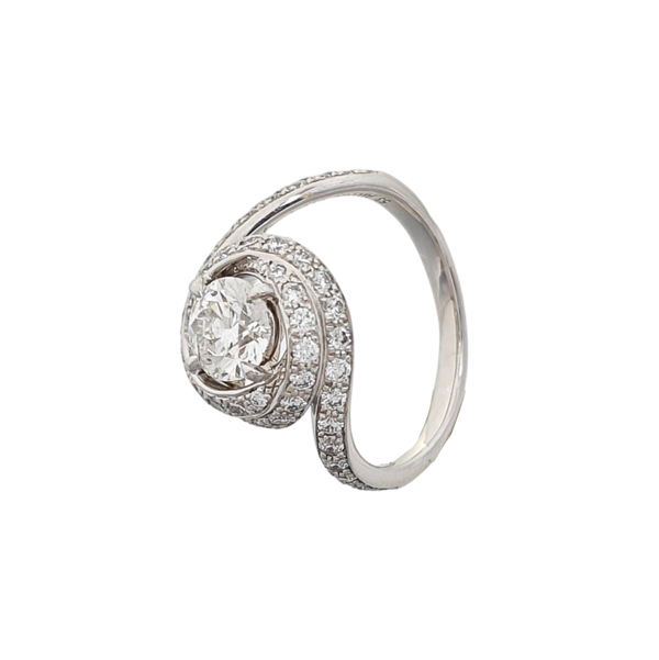 TRINITY Platinum 950 Silver Ring EU 53