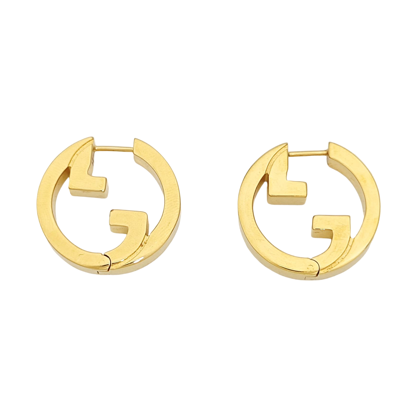 GG Running Metal Gold Earrings