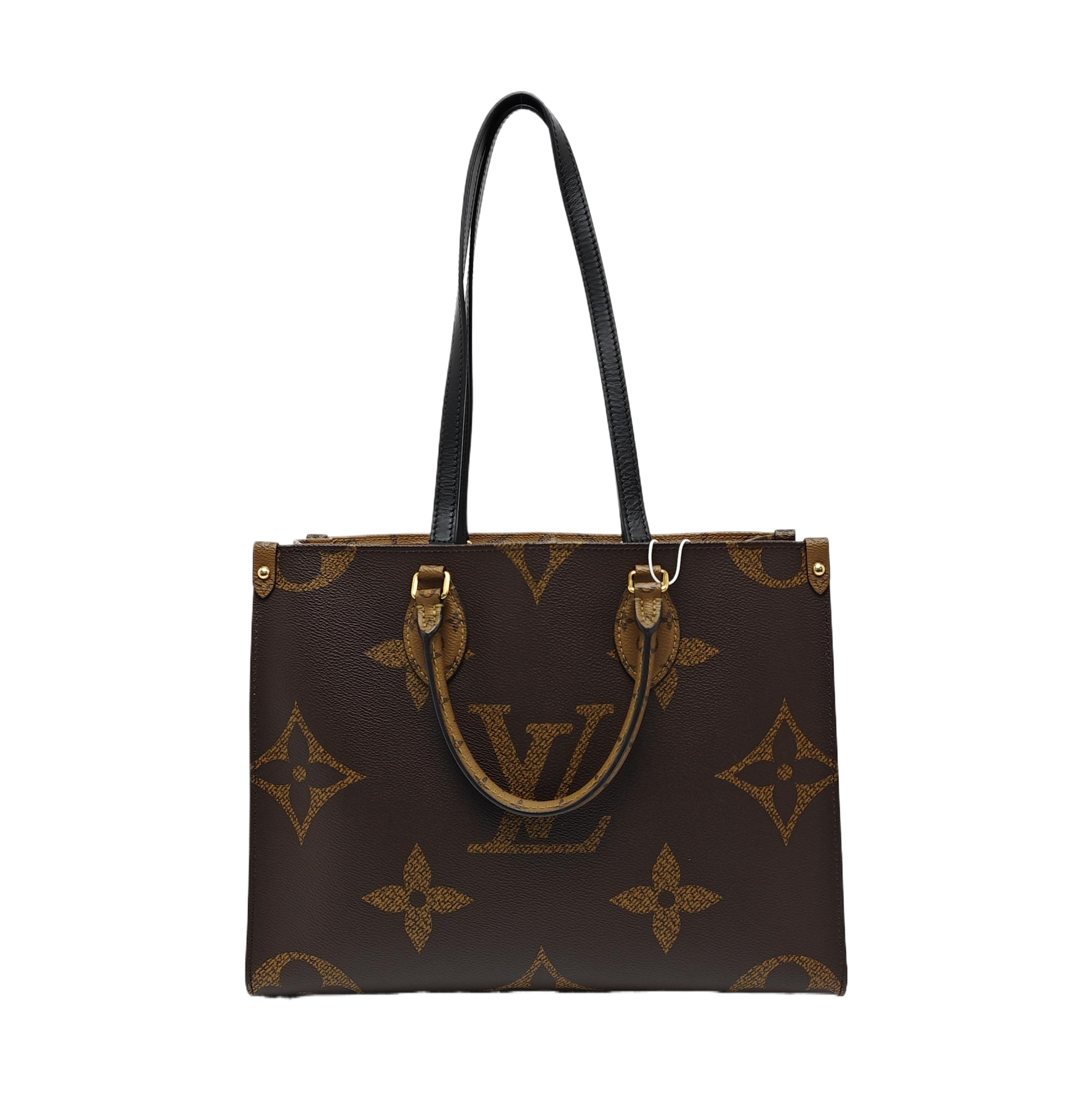 ONTHEGO MM Lona Monogram Revestida Marrón