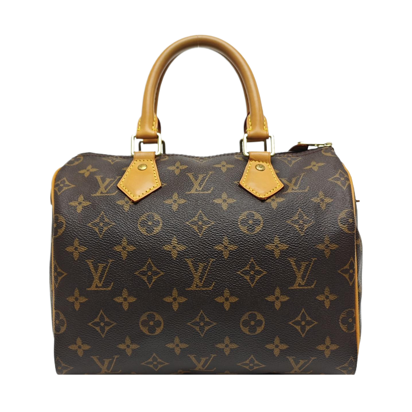 SPEEDY 25 Monogram Coated Canvas Brown