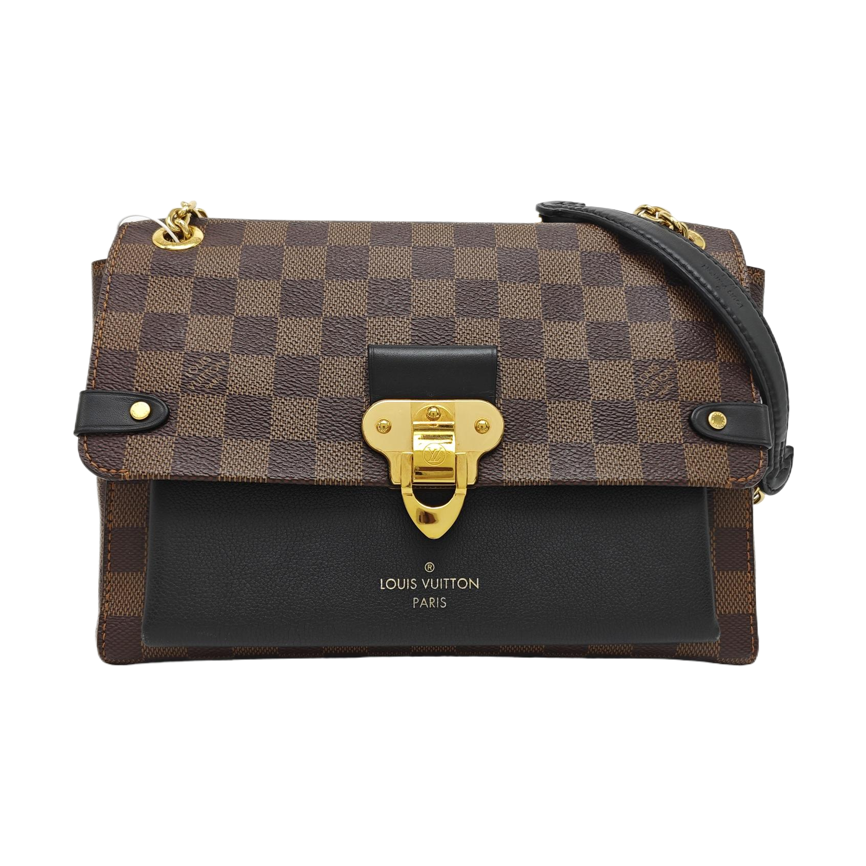 VAVIN PM Damier Ebene Coated Canvas Brown