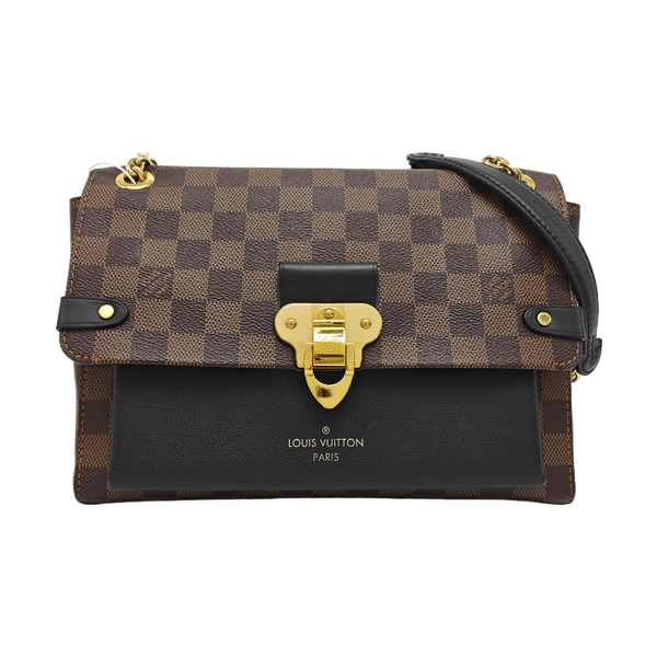VAVIN PM Damier Ebene Coated Canvas Brown