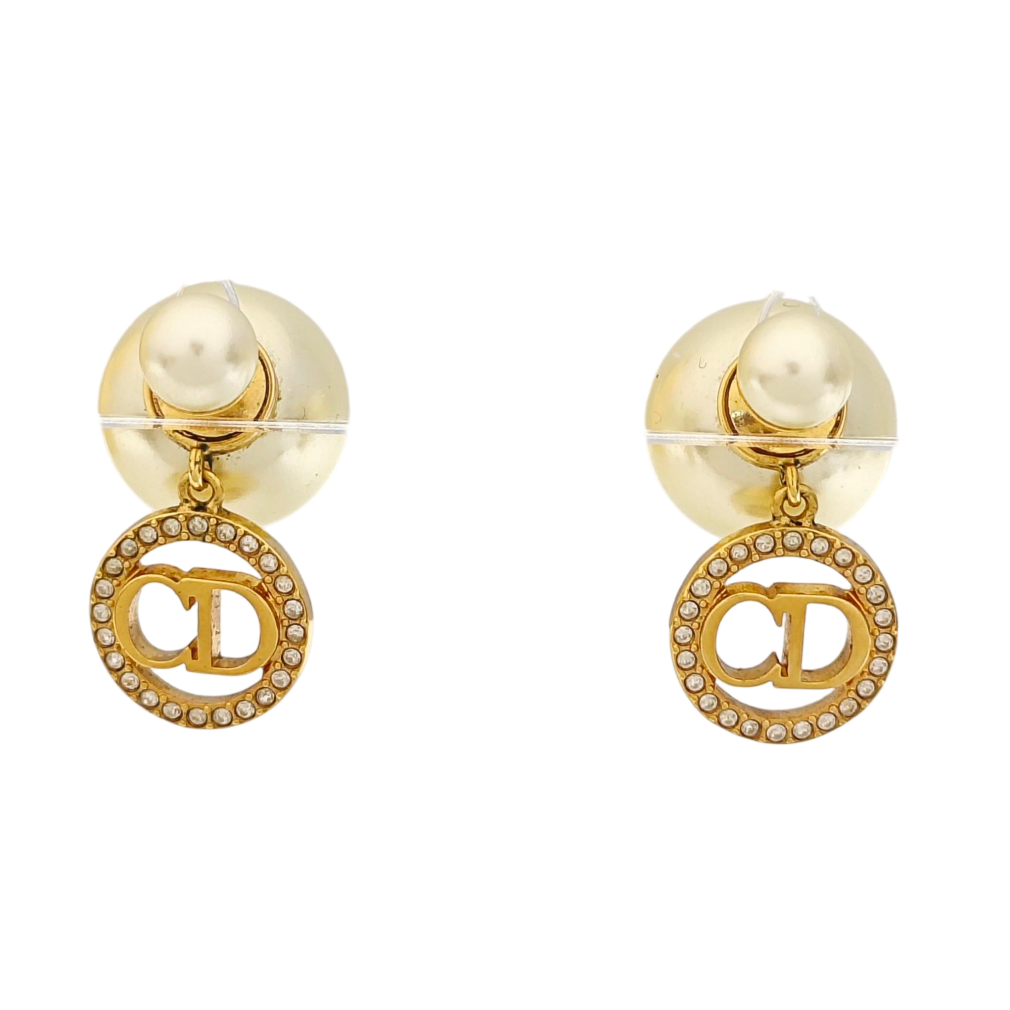 Faux Pearl White Stud Earrings