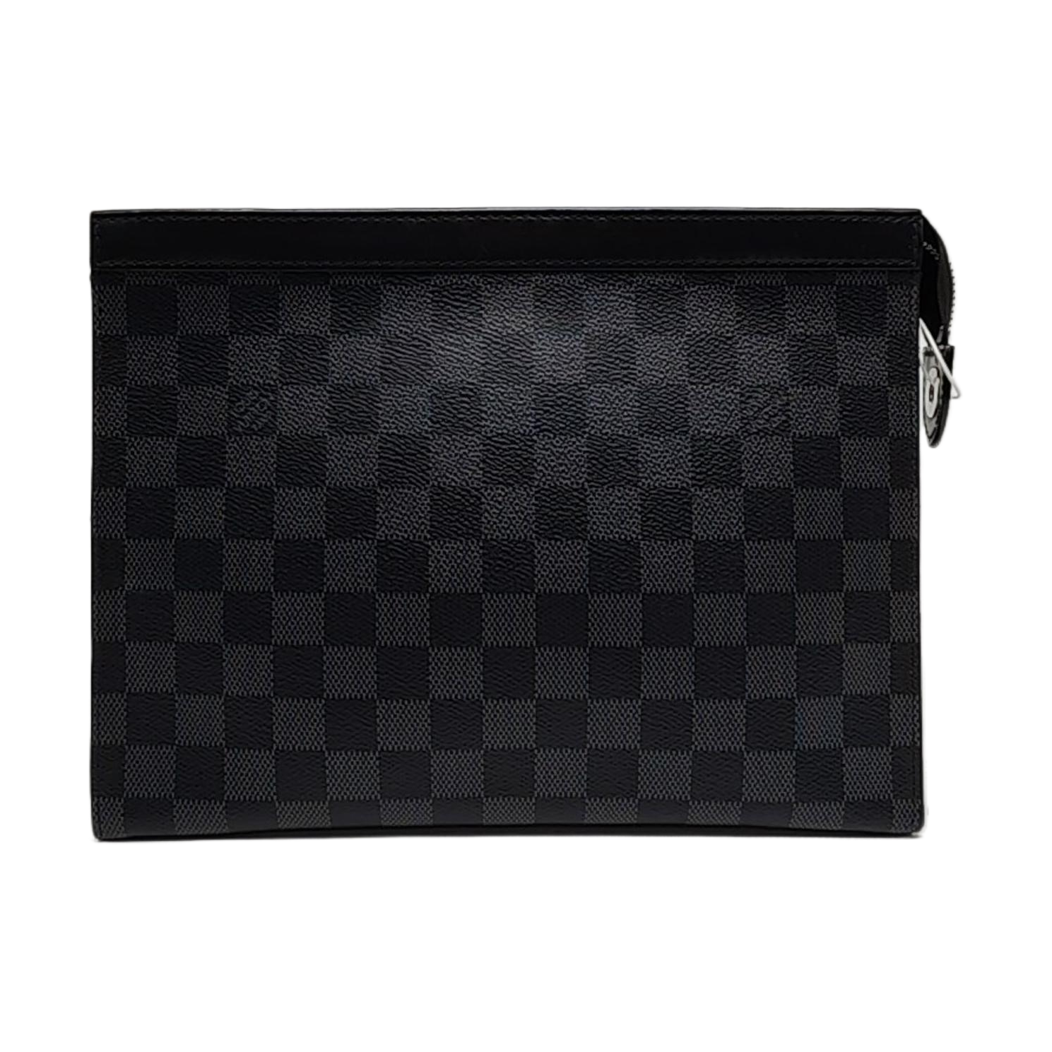 Pochette Voyag MM Damier Graphite Coated Canvas Gray