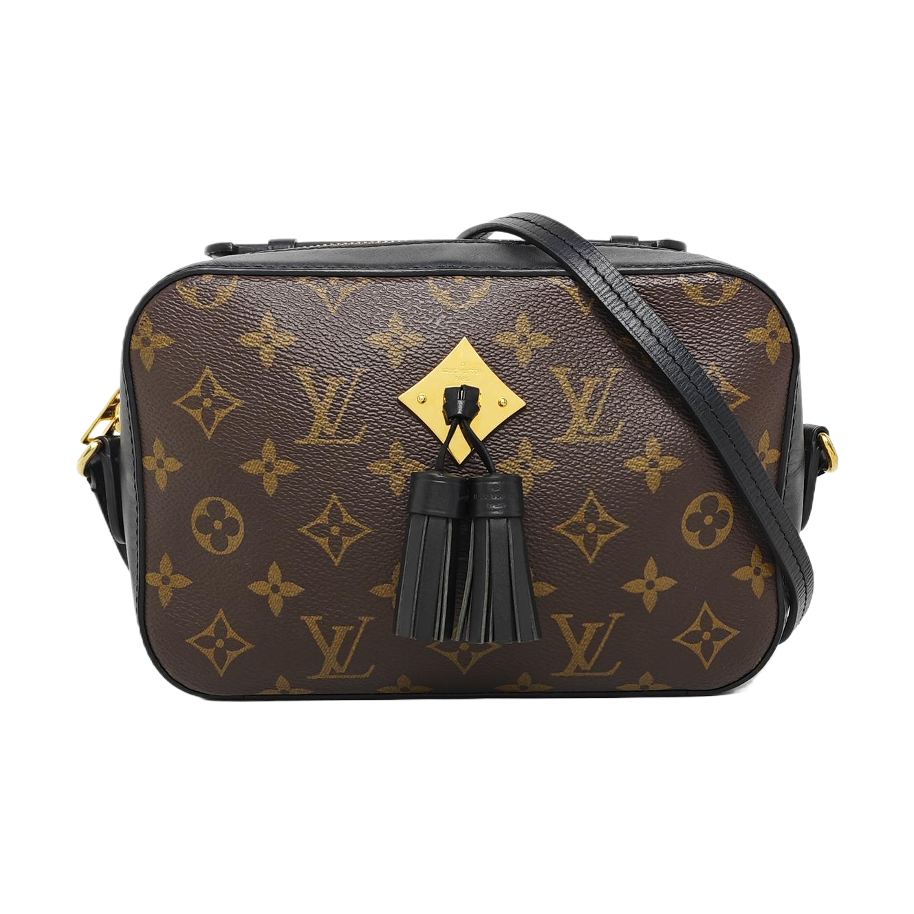 SAINTONGE Monogram Coated Canvas Brown
