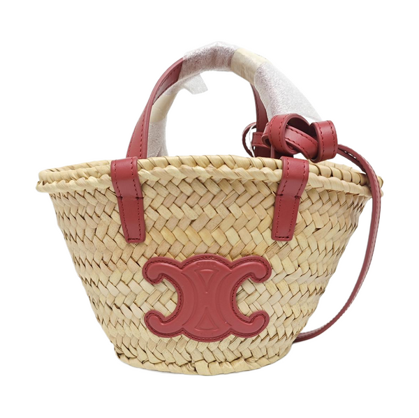 Straw Tote Bag Beige