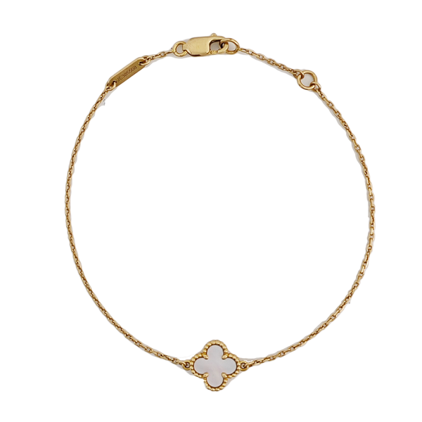 Sweet Alhambra 18k Gold Bracelet
