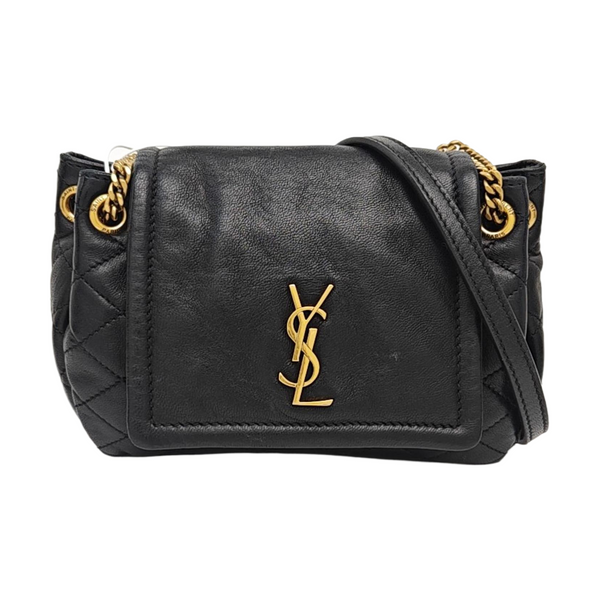 NOLITA Mini Quilted Lambskin Black