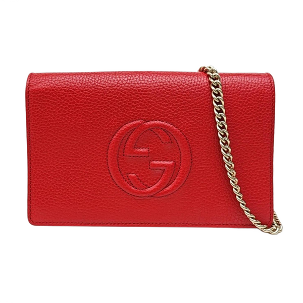 Soho Small Calfskin Red