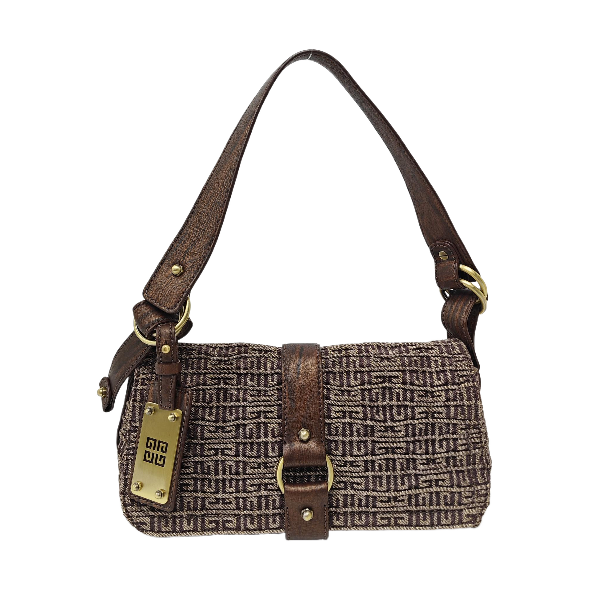 Canvas Shoulder Bag Brown