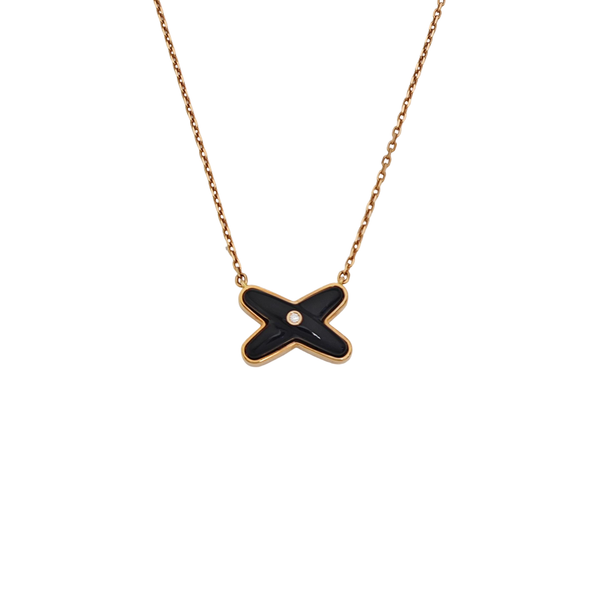 Jeux De Liens 18k Rose Gold Necklace