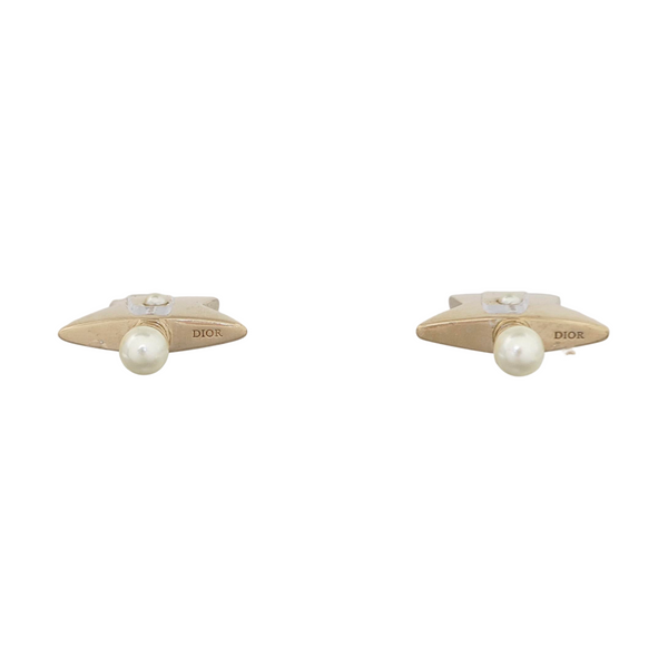 Metal Gold Stud Earrings